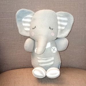 Theodore Elephant Stuffed Animal Rattle Toy Plush